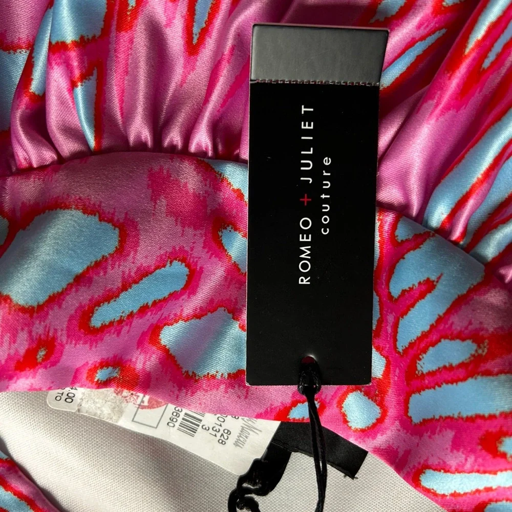 Romeo & Juliet Couture Chic Tropical Print Dress - Picture 5 of 5